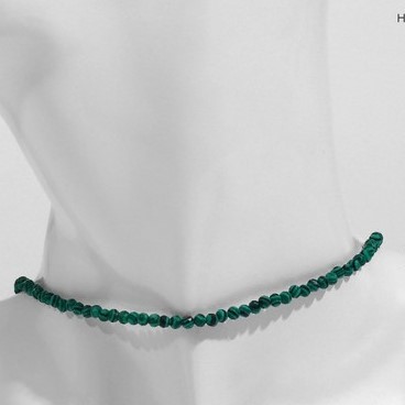 Чокер шар №3 гранёный «Малахит», 38 см + 5 см удлинитель 10207633