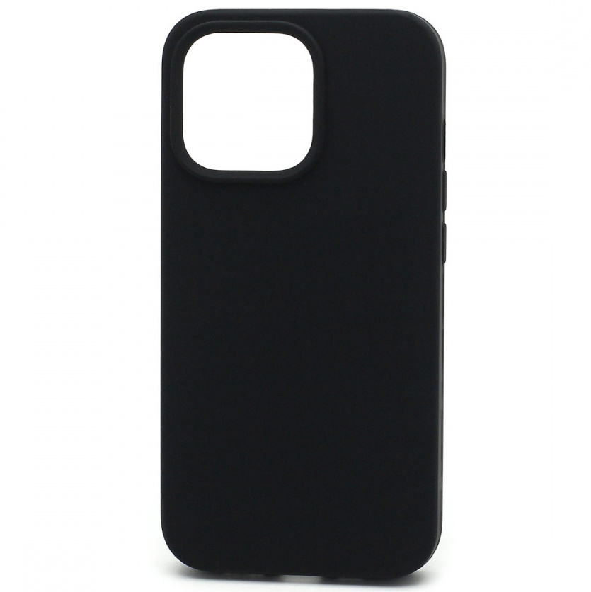 Силиконовый чехол SILICONE CASE для iPhone 13 Pro (полная защита) черный