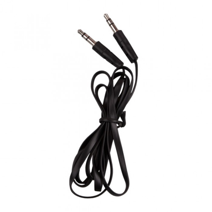 Кабель Jack 3.5 <--> Jack 3.5  1.0м RITMIX RCC-140 плоский черный