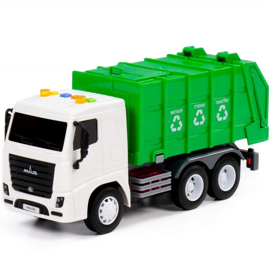 Автомобиль коммунальный инерционный МАЗ ПОЛЕСЬЕ со светом и звуком