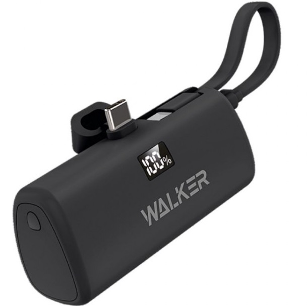Внешний АКБ WALKER WB-965 Mini (5000mAh), черный, Type-Cх2