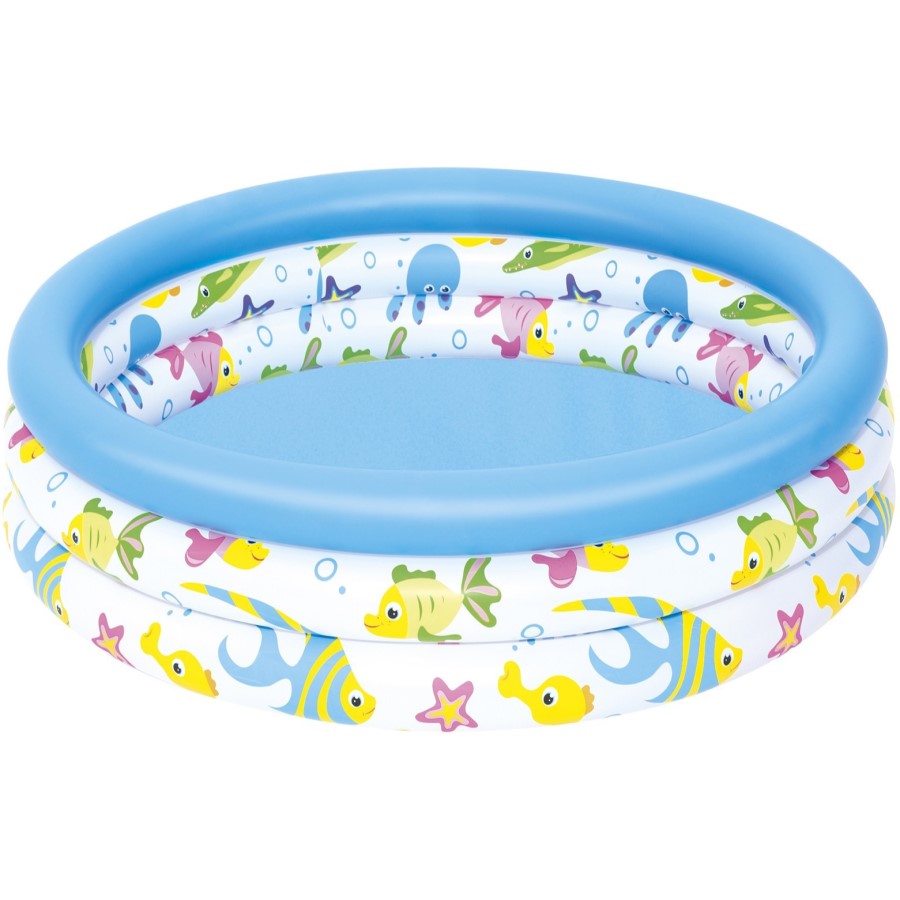 Бассейн надувной 102х25см BESTWAY "Океан" 101л, от 2 лет (51008)