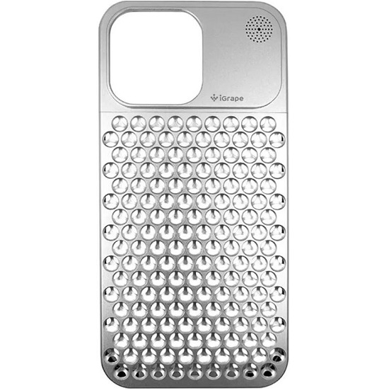 Задняя накладка Aromatherapy для iPhone 15 Pro Max, silver