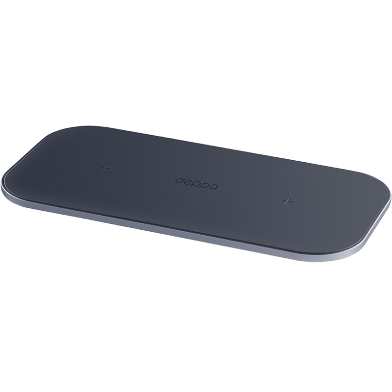 Зарядная станция 3в1 DEPPA MageSafe 2хiPhone, 40 Вт, черная (24026)