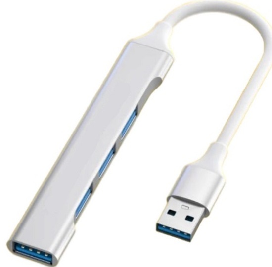 USB-Хаб Dream QC072 4USB 0.2 м на USB серый (181497)