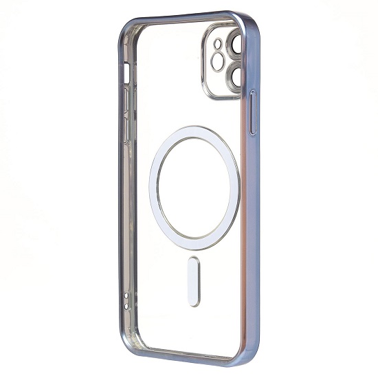 Задняя накладка SM027 SafeMag для iPhone 11 (blue) (232391)