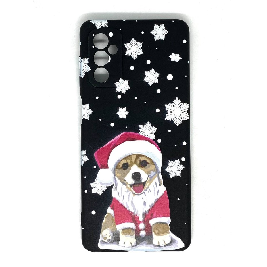 Задняя накладка GRESSO. Коллекция Пушистики-принт 12 для Samsung Galaxy M52 черный