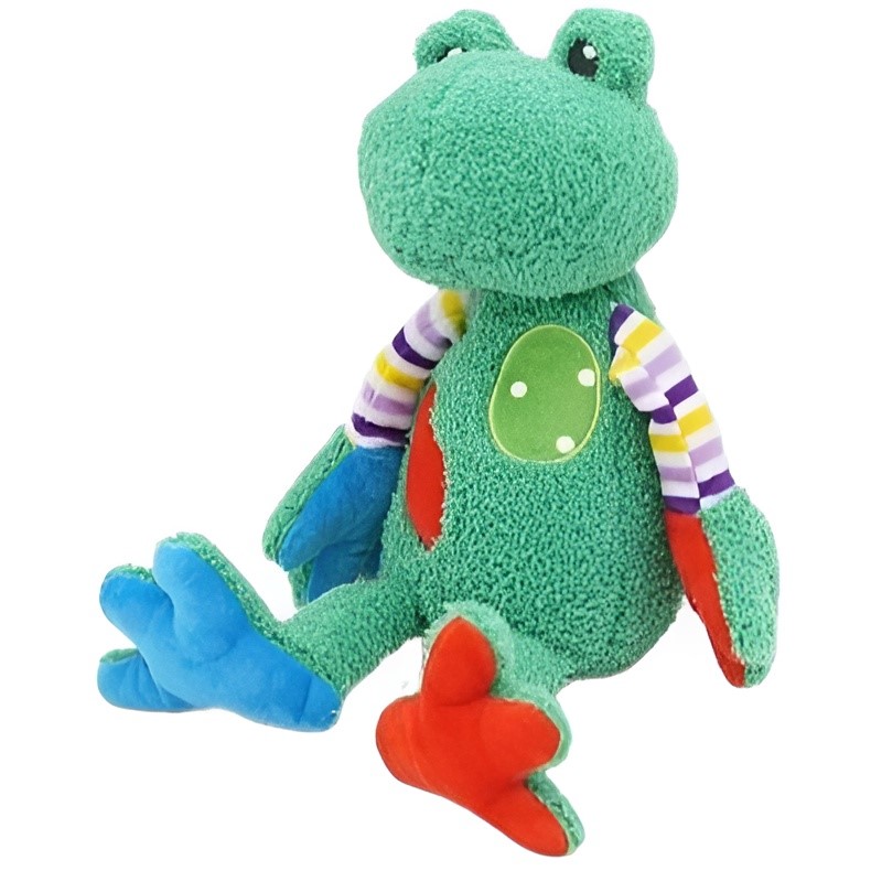 Мягкая игрушка Лягушка Герда, 20 см, с розовым флисовым сердцем, 0888020-33