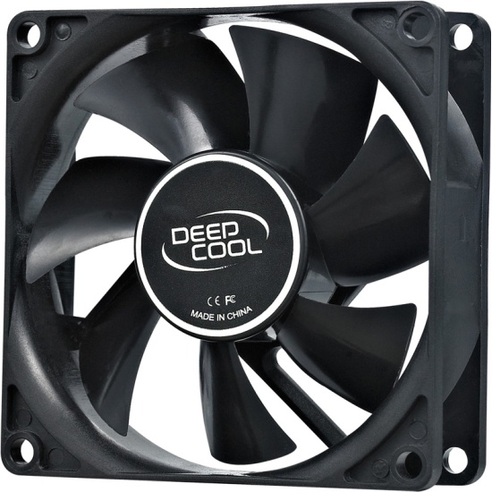 Вентилятор для ПК DEEPCOOL XFAN 80 (80x80x25mm) (4-pin+Molex)