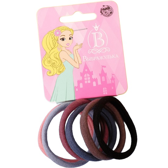 Резинка для волос "Спорт" (набор 6 шт) пастельные тона, микс 5352671