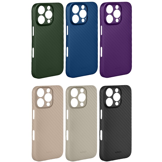 Задняя накладка K-DOO для iPhone 16 Pro Air Carbon