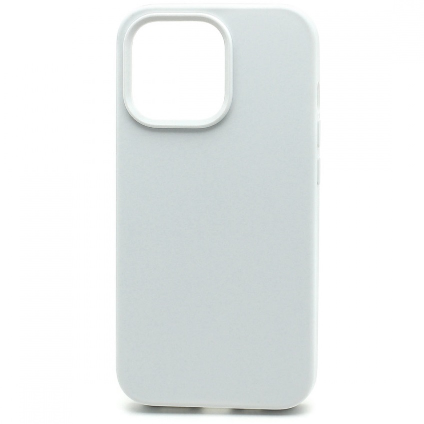 Силиконовый чехол SILICONE CASE для iPhone 13 Pro (полная защита) (009) белый
