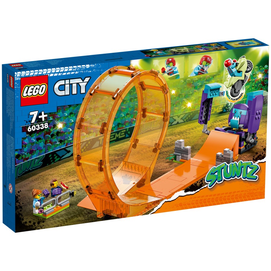 Конструктор LEGO City 60338 Трюковая петля «Сокрушительный шимпанзе»