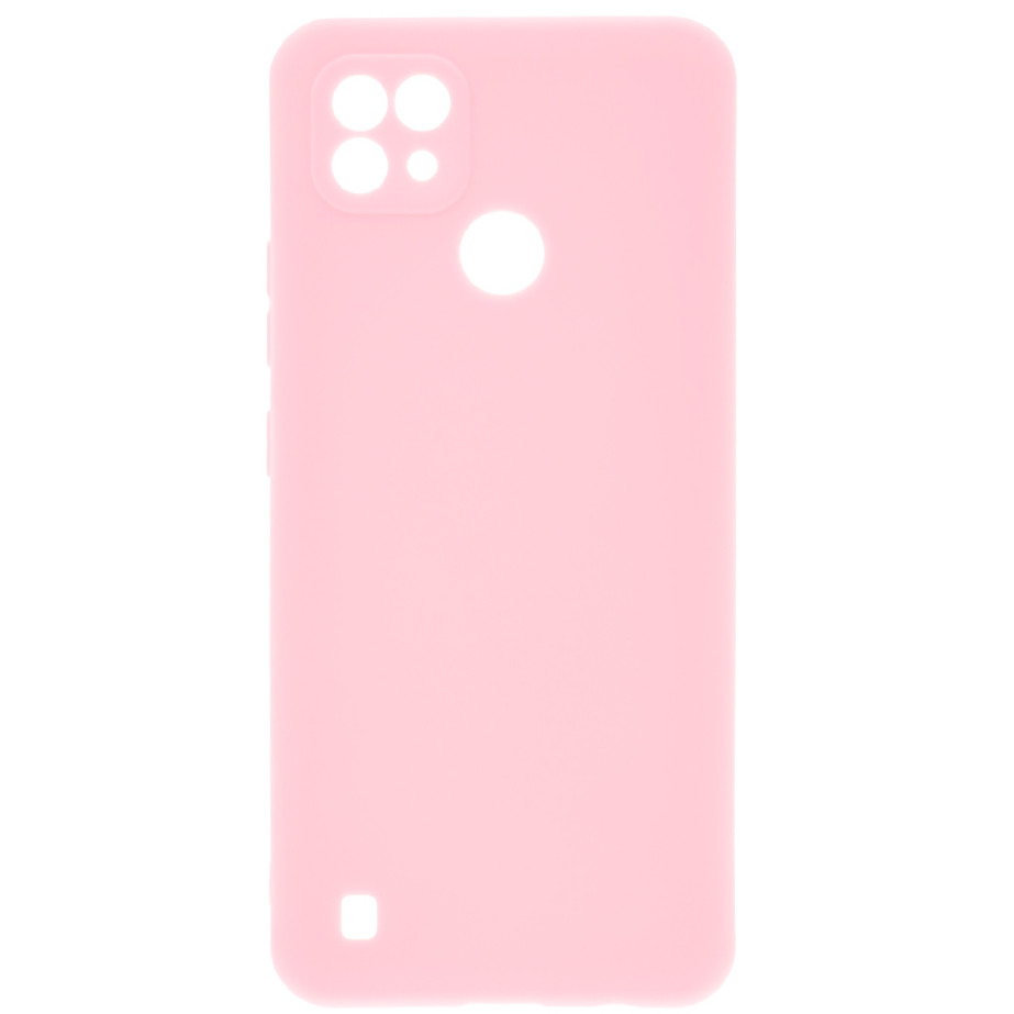 Задняя накладка ZIBELINO Soft Matte для Realme C21 (розовый) защита камеры