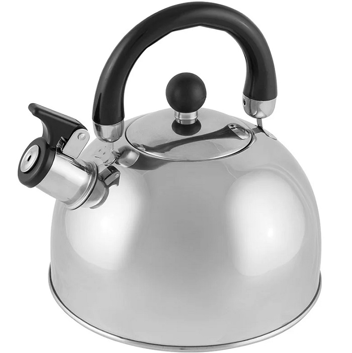 Чайник из нерж. стали DJA-3023 (3,0 литра, со свистком, капсульное дно) арт.900055