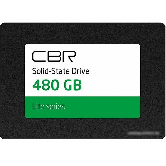 Накопитель SSD 2.5" 480Gb CBR, SATA III, R/W 550/520