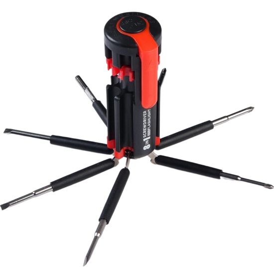 Фонарь "Крутому мужику", 12 х 4 см, многоф-й, мультитул 8 в 1 5303295