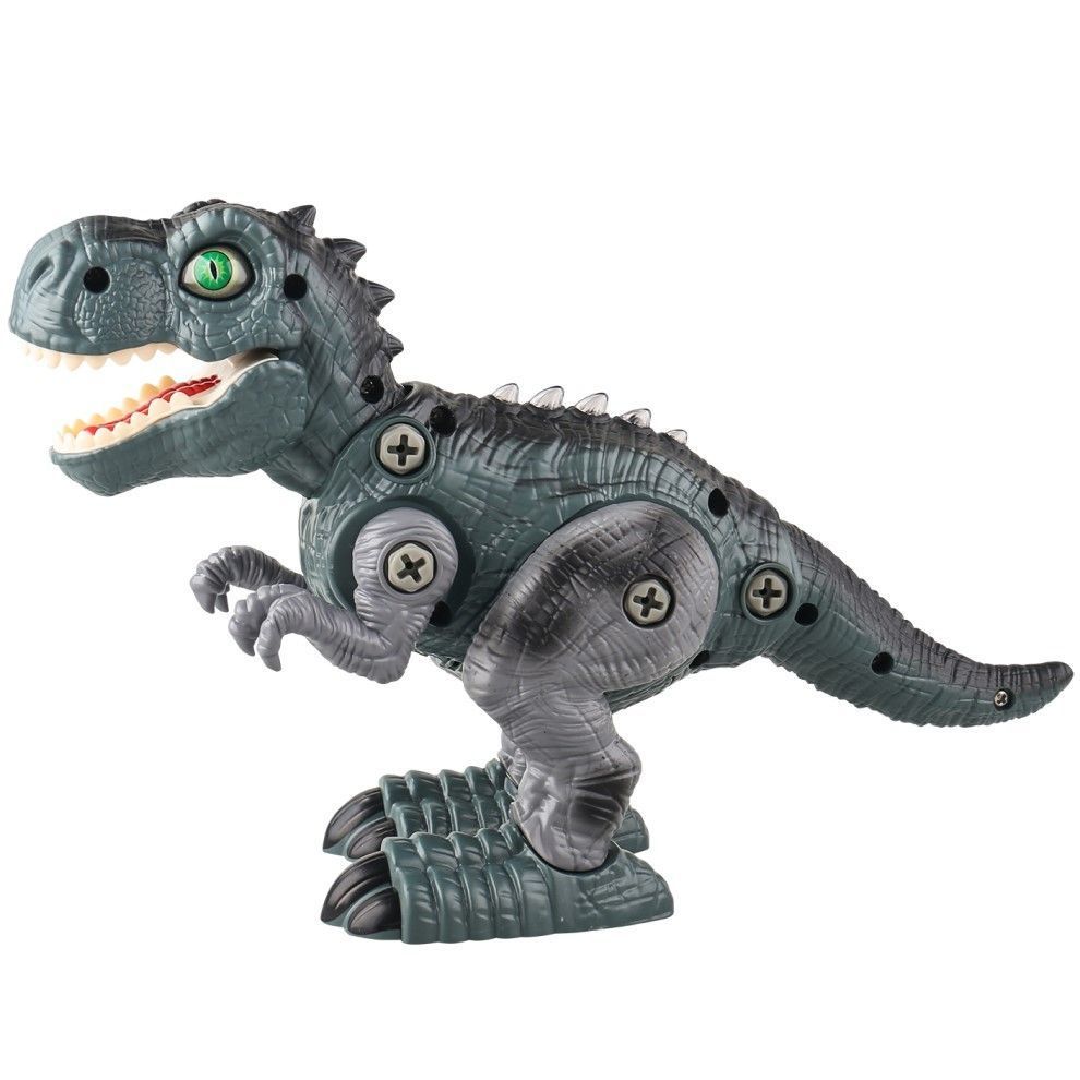 Игровой набор Mioshi Active "Динозавр-конструктор: Тираннозавр" (25х19 см, шуруповёрт, насадки)