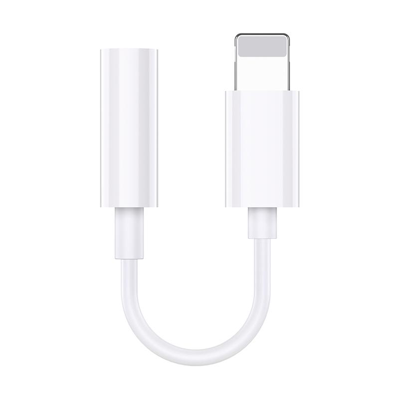 Переходник Jack 3.5 <--> Lightning JOKADE JC014 белый