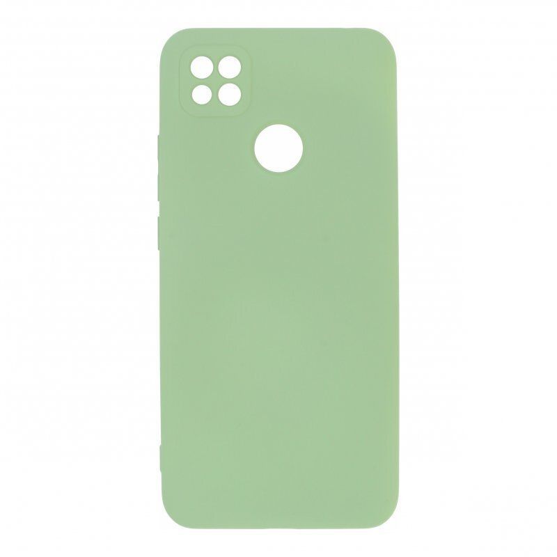 Задняя накладка SILICONE CASE Soft Matte для Xiaomi Redmi 9C зелёный