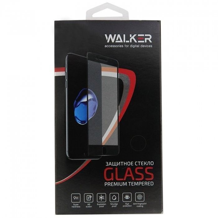 Противоударное стекло 9D WALKER для iPhone 12/12 Pro черное