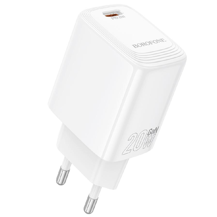 Сетевое ЗУ 1Type-C 3A BOROFONE BN26 White, PD20W