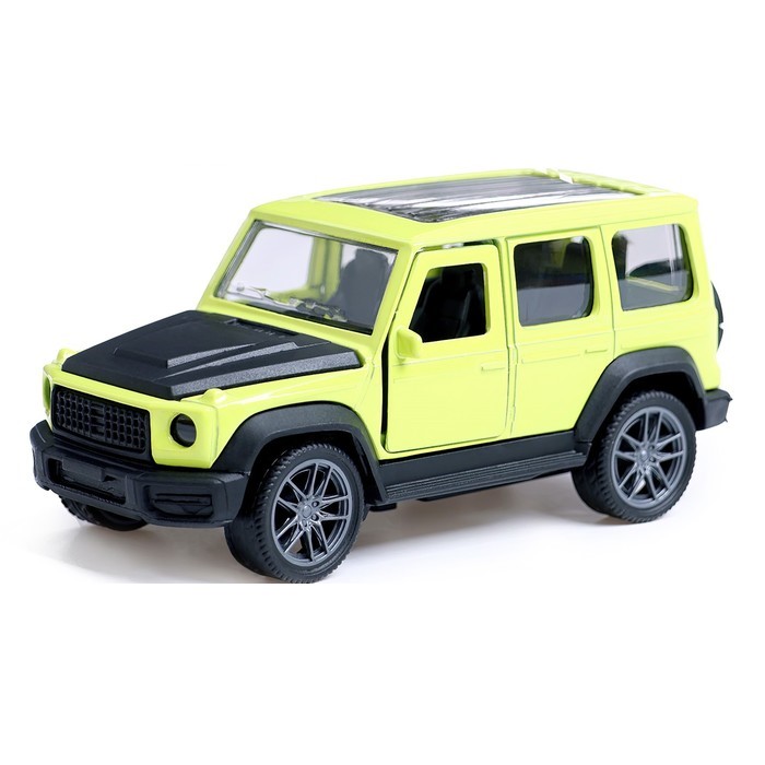 Машинка металлическая «Джип», инерционная, 1:36, цвет зелёный 10292552