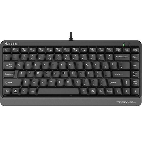 Клавиатура A4TECH Fstyler FKS11 черный/серый USB
