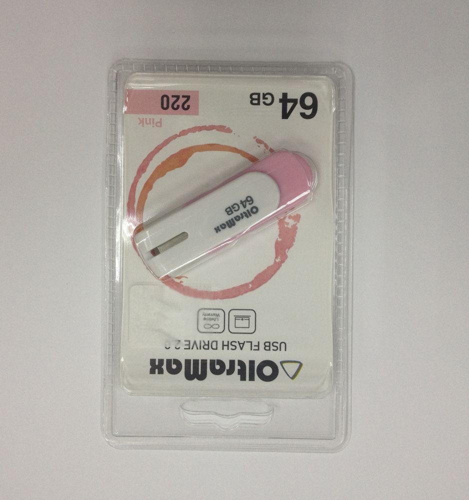 USB 64Gb OltraMax 220 розовый