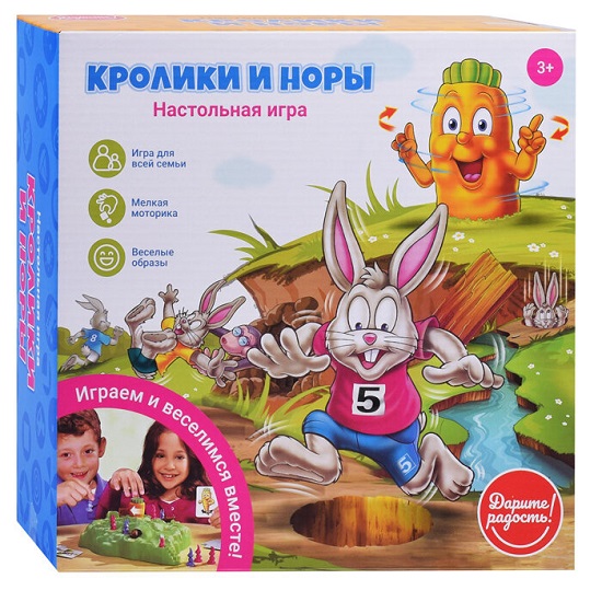 Настольная игра "Кролики и норы" УТМ01396140