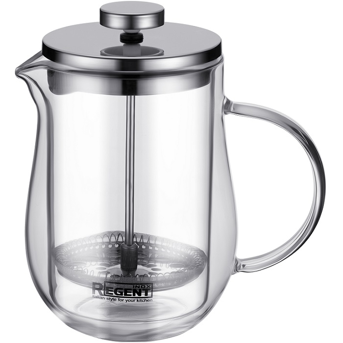 Френч-пресс 0,6л REGENT Linea FRANСO 93-FR-37-01-600 с двойными стенками