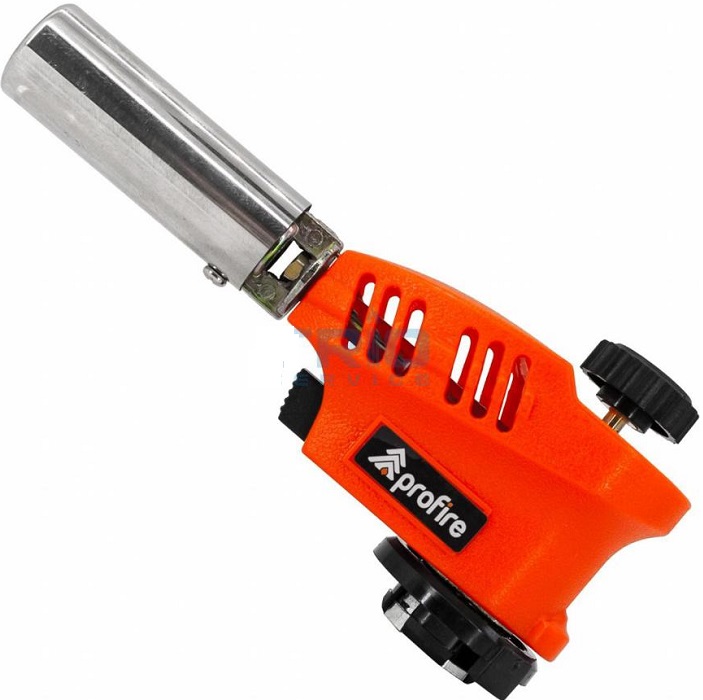 Горелка цанговая PROFIRE PF-320A, с пьезоподжигом