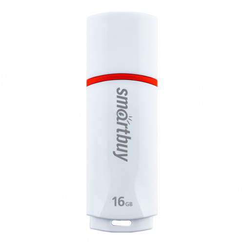 USB 16Gb SMARTBUY Crown White