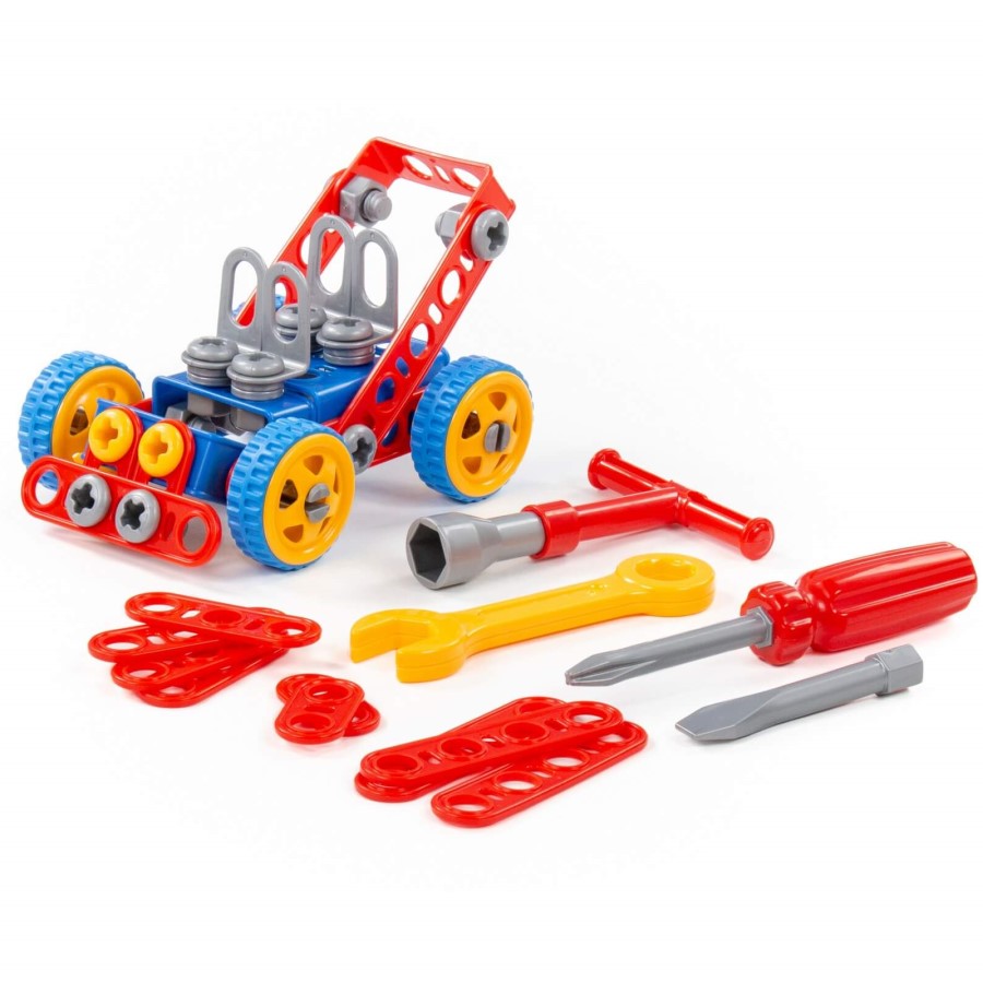 Конструктор ПОЛЕСЬЕ Изобретатель - "Автомобиль №1" , 90 эл.