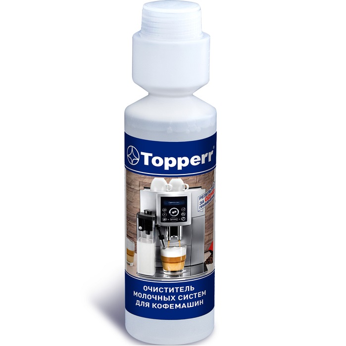 Моющее средство для молочных систем кофемашин TOPPPERR 3041 (серия Алкадем), 250 мл