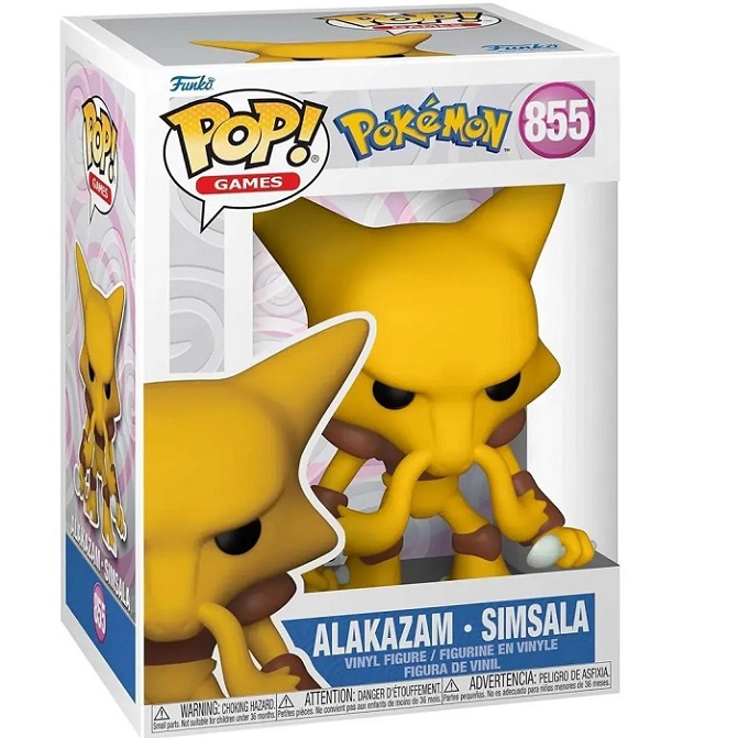 Фигурка Funko POP! Games Pokemon Alakazam (EMEA) (855) 74216