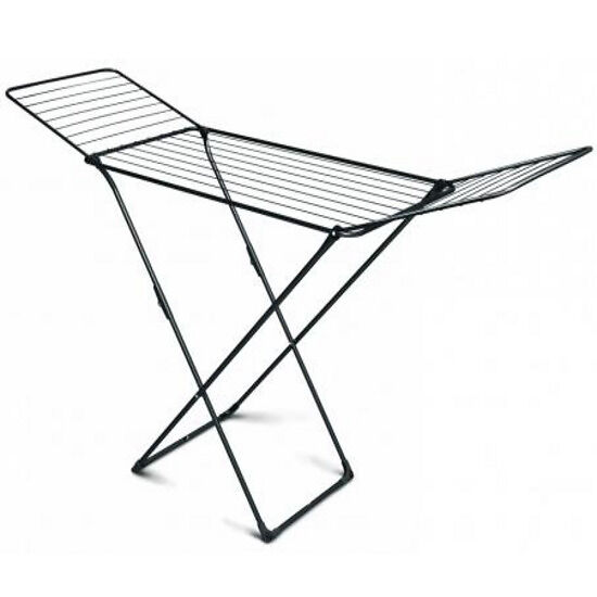 Сушилка 20 для белья цв.ЧЕРНЫЙ напольная складная (197х53х111) СБ2/Ч "НИКА"