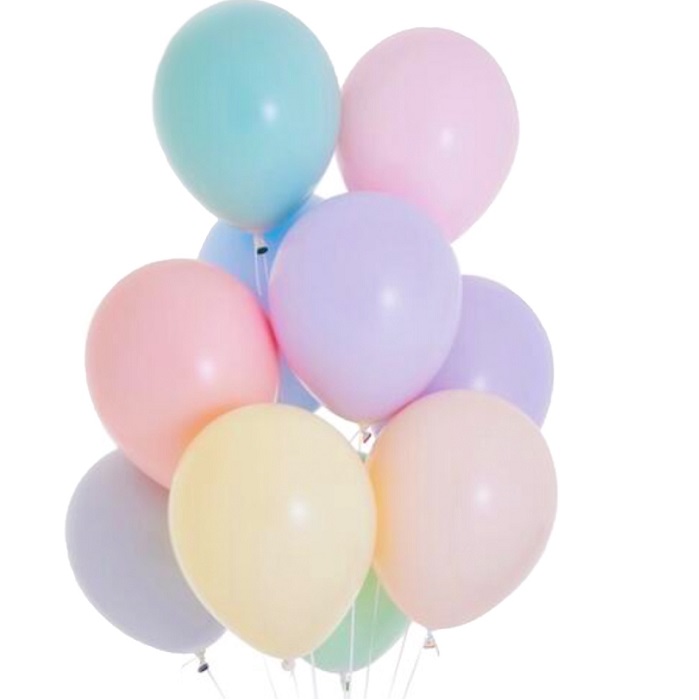 Воздушные шары латексные 12" «Макарун», 5 шт., МИКС 4986613