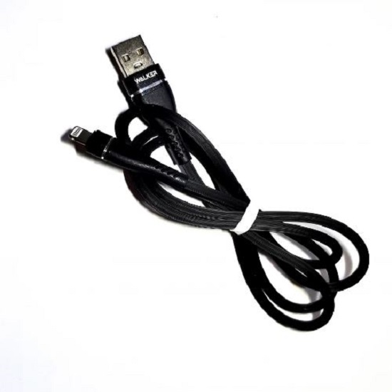 Кабель USB <--> Lightning  1.0м WALKER C580 черный