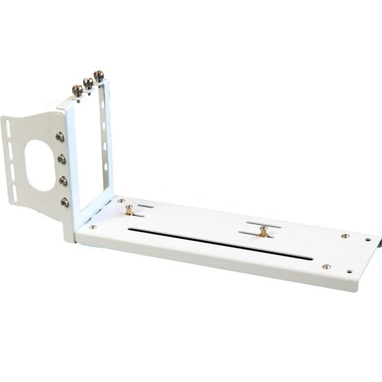 Кронштейн для видеокарты на 3 слота без райзера PCIe для вертикальной установки видеокарты,,белый