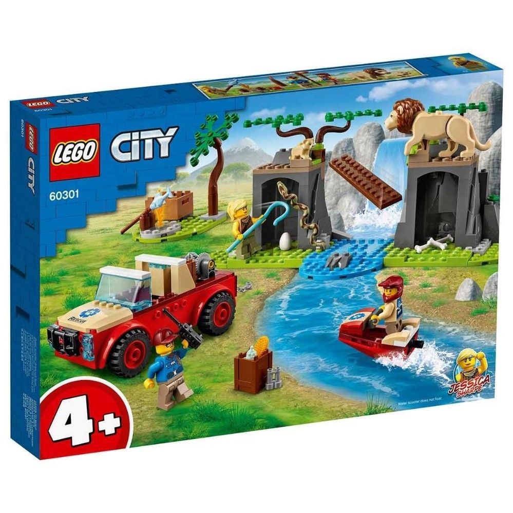 Конструктор LEGO City 60301 Спасательный внедорожник для зверей УЦЕНКА