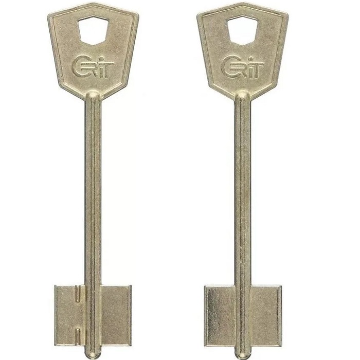 Заготовка ключа Крит-1/Крит-М 100*22,0*17,4 мм, лат., штамп., б/п