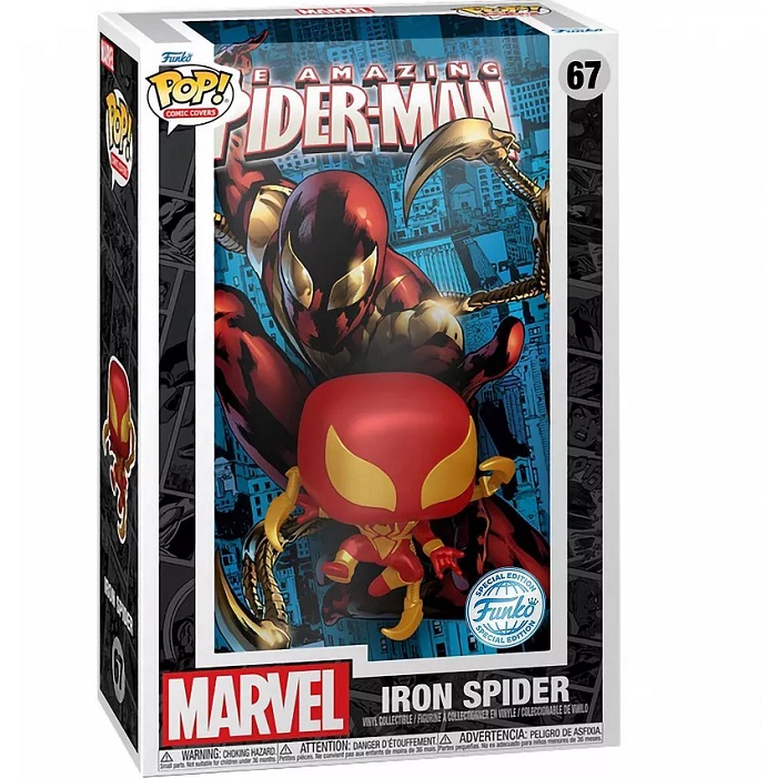 Фигурка Funko POP! Comic Covers Marvel Amazing Spider-Man #529 Iron Spider (Exc) (67) 84527