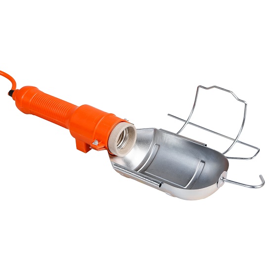 Фонарь-переноска (10 м) металич. корпус 220В