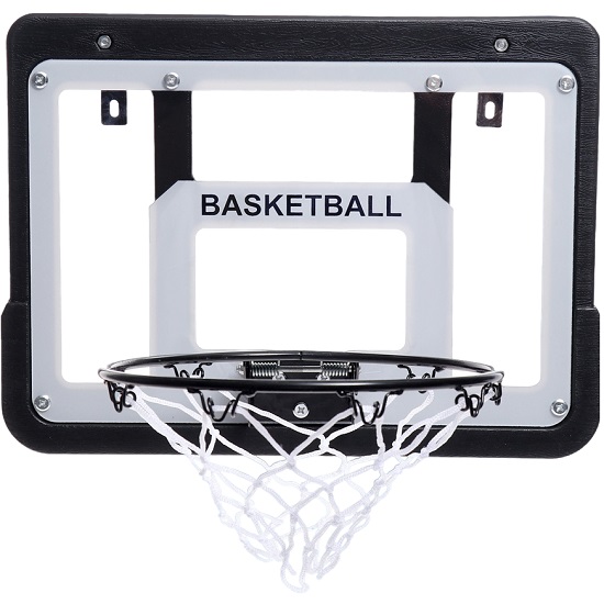 Баскетбольное кольцо с щитом «Настоящий мастер», мяч и насос в наборе, диаметр мяча 15 см, кольца 25 см