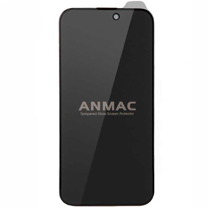 Противоударное стекло 3D ANMAC для iPhone 14 Privacy с сеточкой