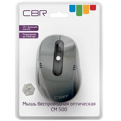 Мышь БП CBR CM-500 Grey