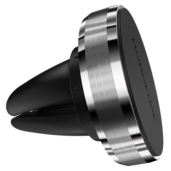 Автомобильный держатель BOROFONE BH8, Air outlet magnetic серебряный