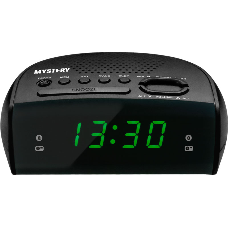 Радиобудильник MYSTERY MCR-25 black&green