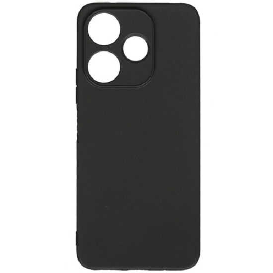 Силиконовый чехол DF для Xiaomi Redmi 13 (4G)/Poco M6 (4G) DF xiCase-114 (black)